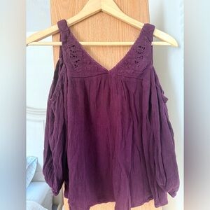 LA Hearts Cold Shoulder Blouse